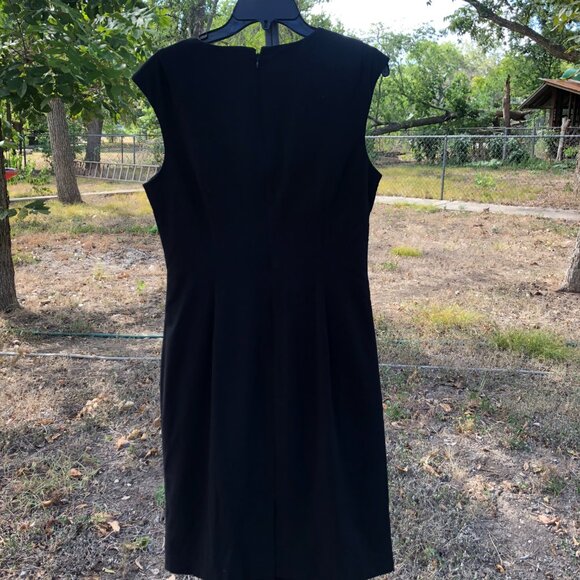 Calvin Klein Black Sleeveless Dress, Size 10 - Picture 2 of 10